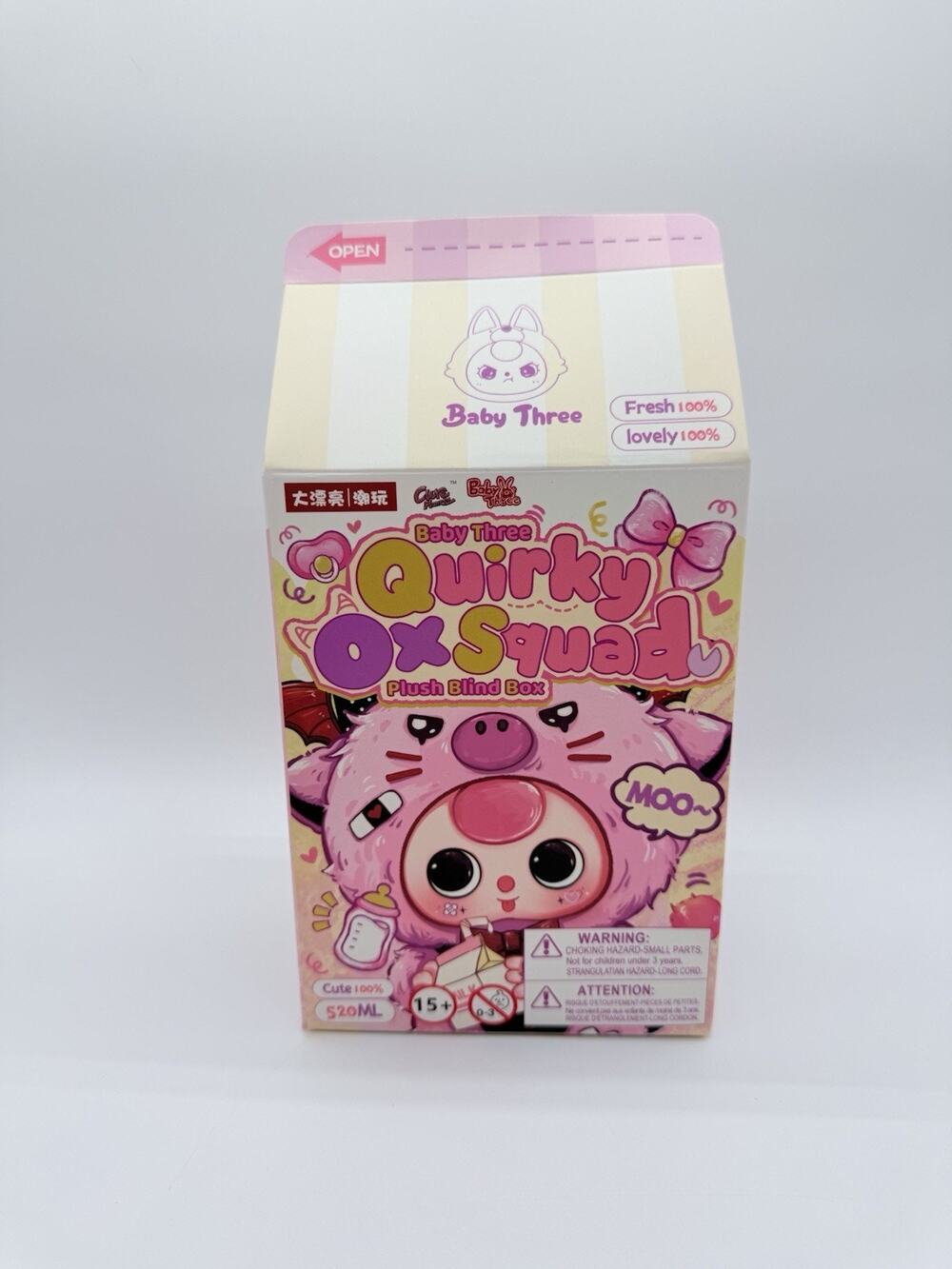 Baby Three Quirky Ox Squad Plush Blind Box Target Exclusive Sealed Verified